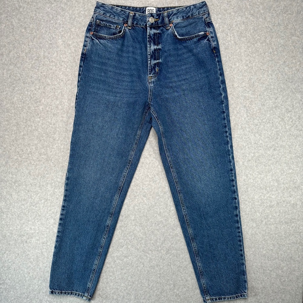 BDG Urban Outfitters Mom High Rise Jeans Size 30 Dark Wash Denim